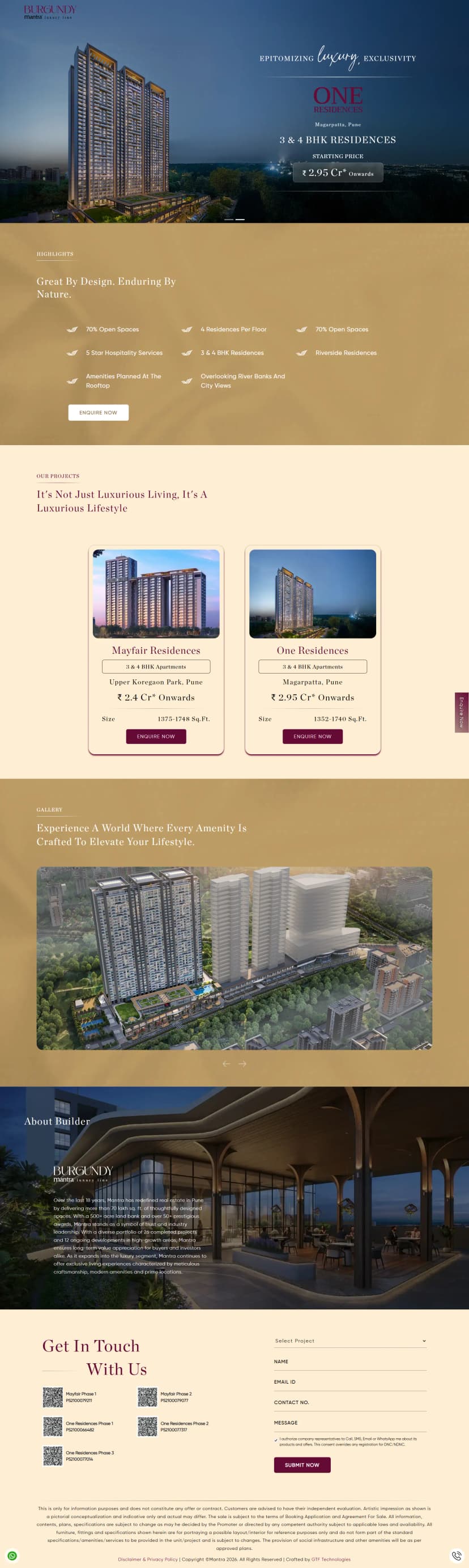 Mantra Properties